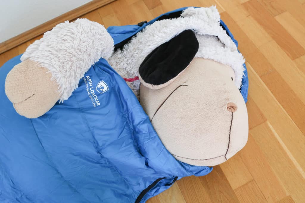 Alpin Loacker Sommerschlafsack Volumen