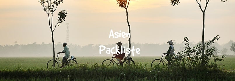 asien packliste