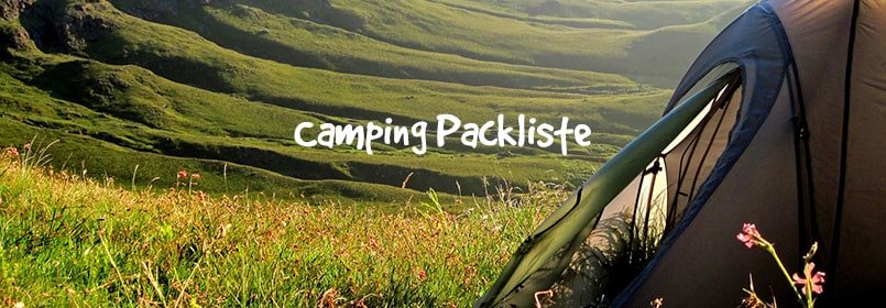 Camping-Packliste