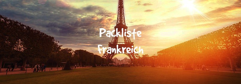 frankreich packliste