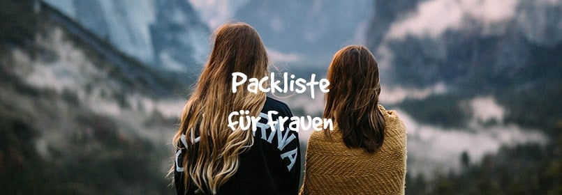 packliste für frauen