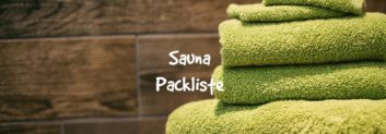 sauna packliste