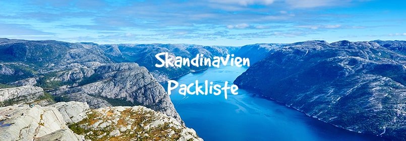 skandinavien packliste