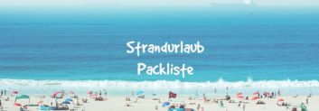 strandurlaub packliste