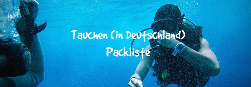 tauchen packliste