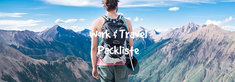 work and travel packliste